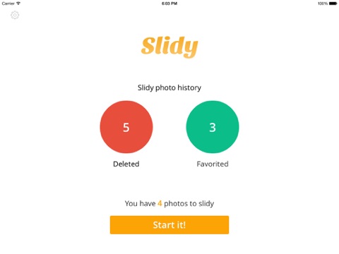 slidy pro - the most effective way to delete and manage your photos, free storage space ipad images 1