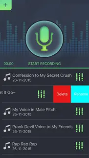 simple voice changer - sound recorder editor with male female audio effects for singing iphone images 3
