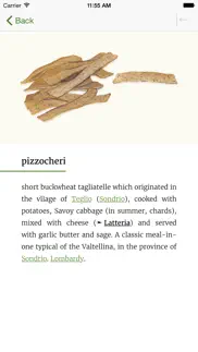 italian regional cooking dictionary iPhone Captures Décran 2