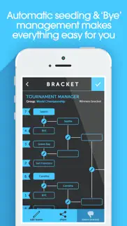 my bracket + tournament manager for amateur sports iphone images 3