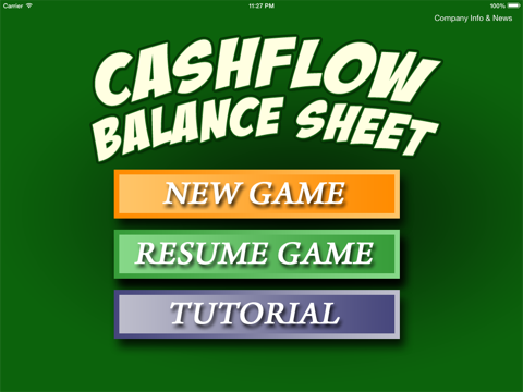 cashflow balance sheet iPad Captures Décran 1