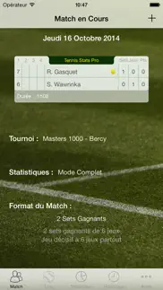 tennis stats pro iPhone Captures Décran 4