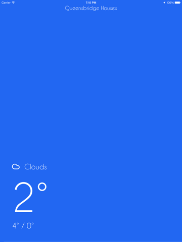 iweather - minimal, simple, clean weather app ipad images 1