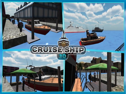 sailing cruise ship simulator 3d ipad images 2