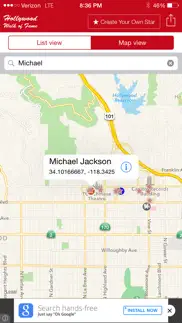 hollywood walk of fame - stars map and star creator iphone capturas de pantalla 2