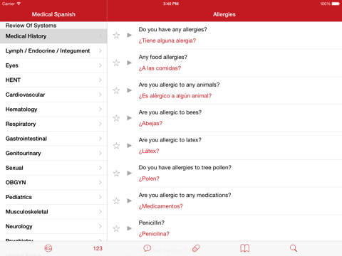 medical spanish: healthcare phrasebook with audio ipad images 1