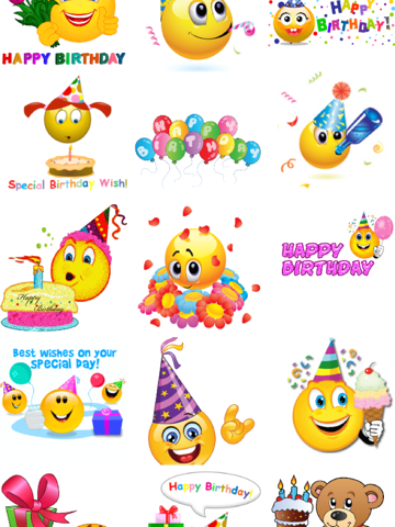 birthday emojis ipad images 3