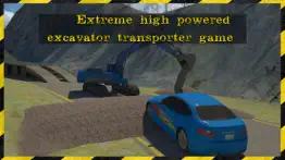 excavator transporter rescue 3d simulator- be ready to rescue cars in this extreme high powered excavator transporter game iphone images 4