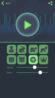 simple voice changer - sound recorder editor with male female audio effects for singing iphone images 2