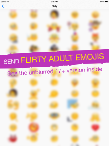 adult emoji icons pro - romantic texting & flirty emoticons message symbols iPad Captures Décran 1