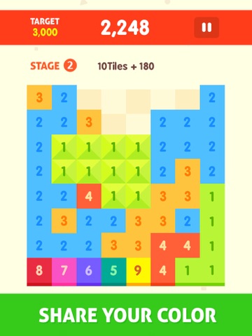 just clear all - popping numbers puzzle game ipad images 2