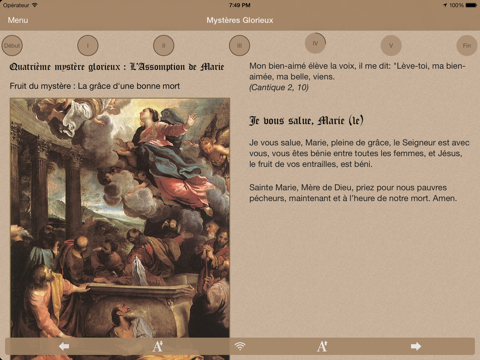 rosaire biblique iPad Captures Décran 4