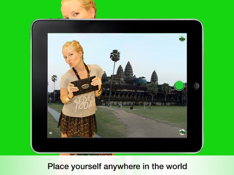 chromakey camera - real time green screen effect to capture videos and photos ipad images 2