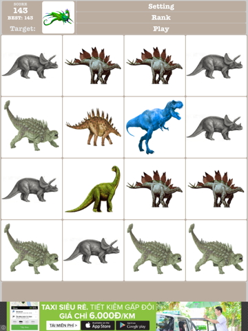 2048 jurassic dinosaur world game ipad resimleri 1