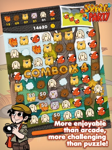 safari party - match3 puzzle game with multiplayer ipad images 1