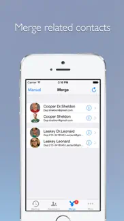 remove duplicate contacts -- support backup and merge now! iphone images 3