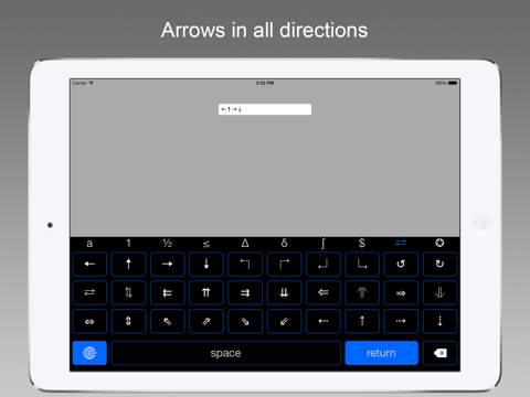 symbol keys - an ios 8 keyboard extension ipad images 4