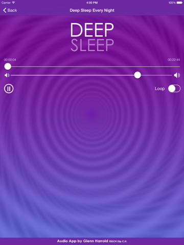 deep sleep by glenn harrold, a self-hypnosis meditation for relaxation ipad images 3