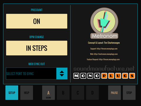 metronom - the groovy speed and rhythm trainer ipad images 3