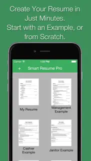 smart resume pro iPhone Captures Décran 3
