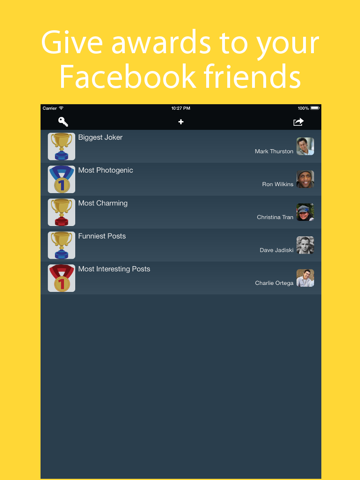 awards for friends - free ipad capturas de pantalla 1