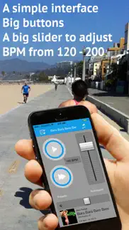 audiostep - improve your run cadence with bpm match iphone images 2