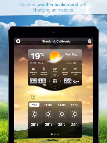 weather cast hd : live world weather forecasts & reports with world clock for ipad & iphone ipad images 1