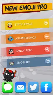 new emoji pro - animated emojis icons, fonts and cartoons - emoticons keyboard art iphone resimleri 1