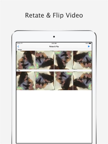 video+rotate & flip free - for iphone, ipod touch and ipad ipad images 1