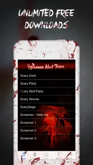 halloween alert tones - scary new sounds for your iphone iPhone Captures Décran 2