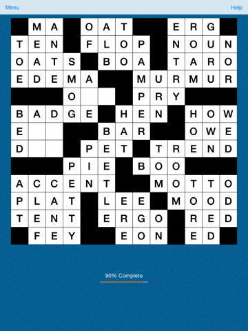 crossword fill-in puzzle - daily fln ipad images 3