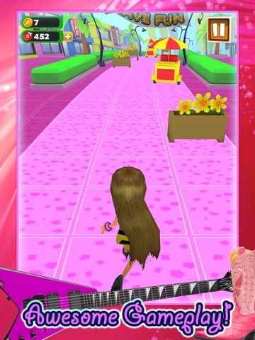 3d fashion girl mall runner race game by awesome girly games free ipad images 2