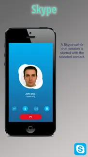 sky contacts - start skype calls and send skype messages from your contacts iPhone Captures Décran 2