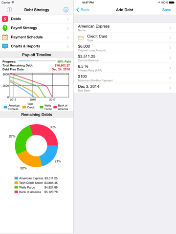 debt strategy lite ipad images 2