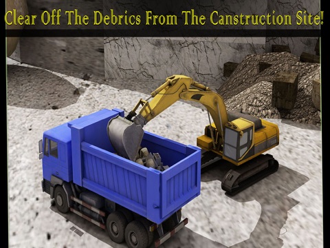 mega construction mountain drill crane operator 3d game ipad images 3