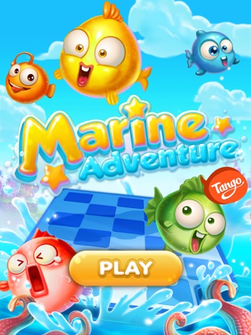 marine adventure — головоломка «3 в ряд» с рыбками для tango айпад изображения 1
