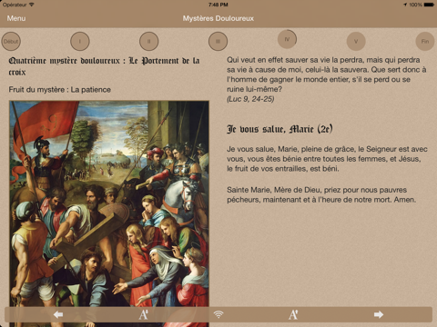 rosaire biblique iPad Captures Décran 3