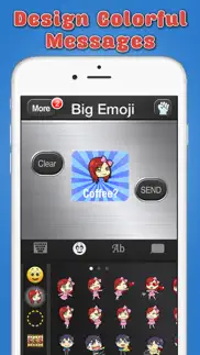 big emoji keyboard - stickers for messages, texting & facebook iphone images 3