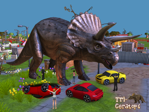 triceratops rampage simulator ipad images 1
