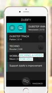 dubify - sync your videos to dubstep iphone images 2