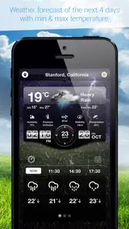 weather cast hd : live world weather forecasts & reports with world clock for ipad & iphone iphone images 2