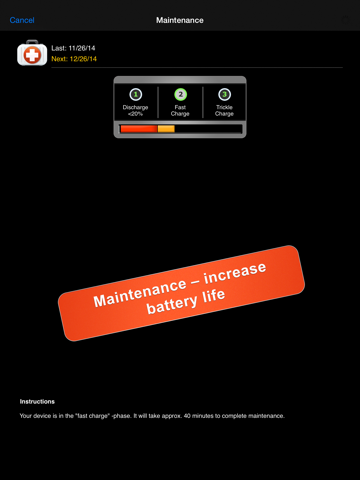 ibattery pro - battery status and maintenance ipad resimleri 4