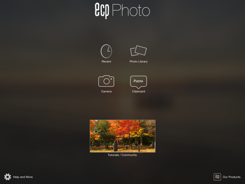 ecp photo - editor, filters and effects ipad images 4