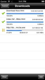 high-speed download - file download manager iphone resimleri 4
