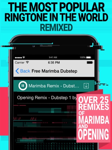 marimba remixed ringtones for iphone iPad Captures Décran 2