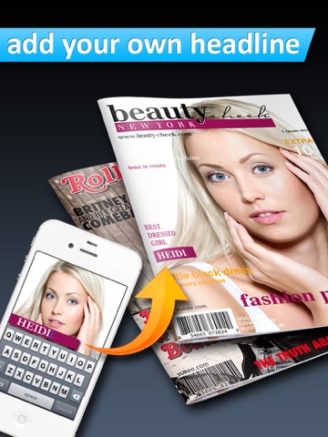 photo2cover - create your own magazine cover ipad resimleri 2