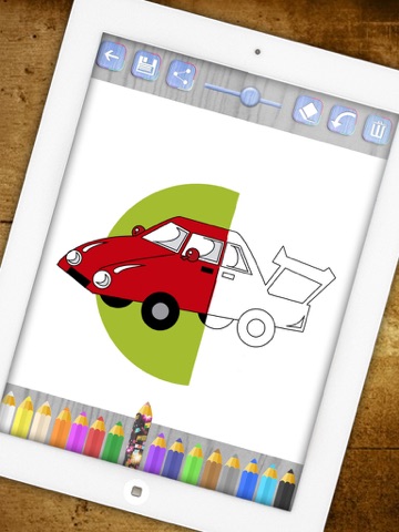 paint cars magic - cars coloring pages ipad images 4