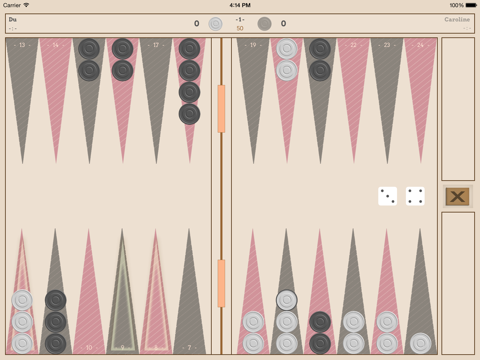 backgammon multiplayer ipad capturas de pantalla 1