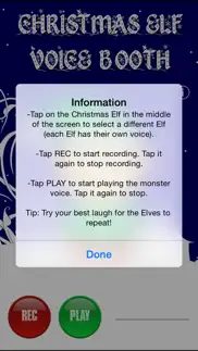 christmas elf voice booth - elf-ify your voice iPhone Captures Décran 4