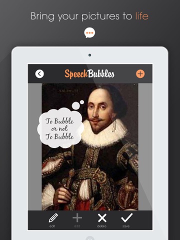 speech bubbles - caption your photos ipad images 2